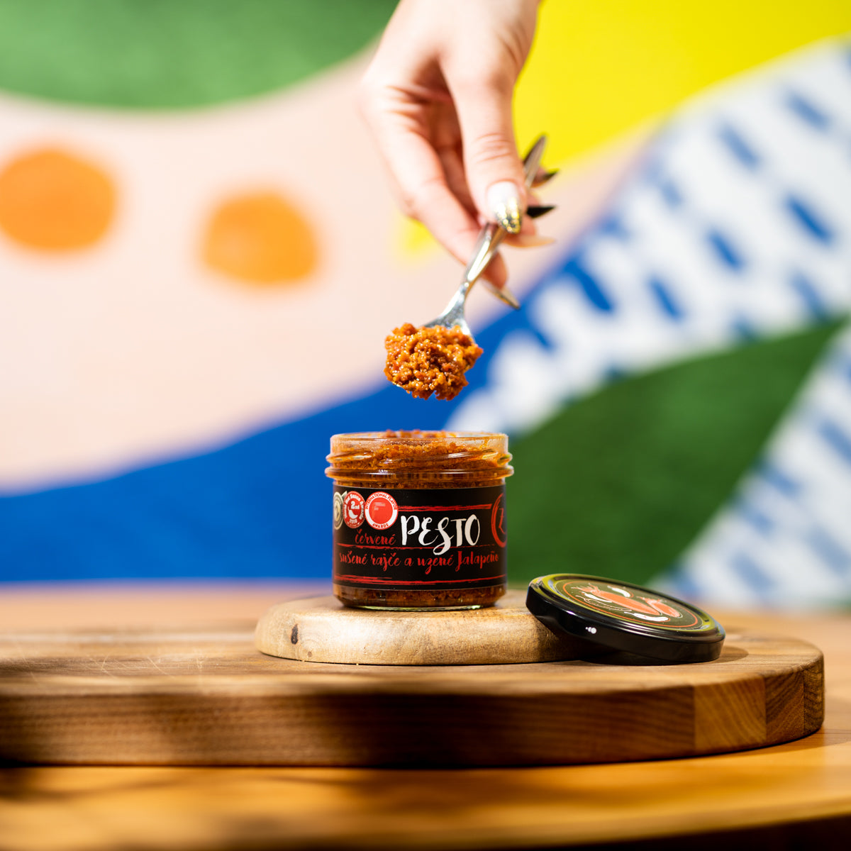 Premium sun-dried tomato pesto with jalapeño peppers 120 g