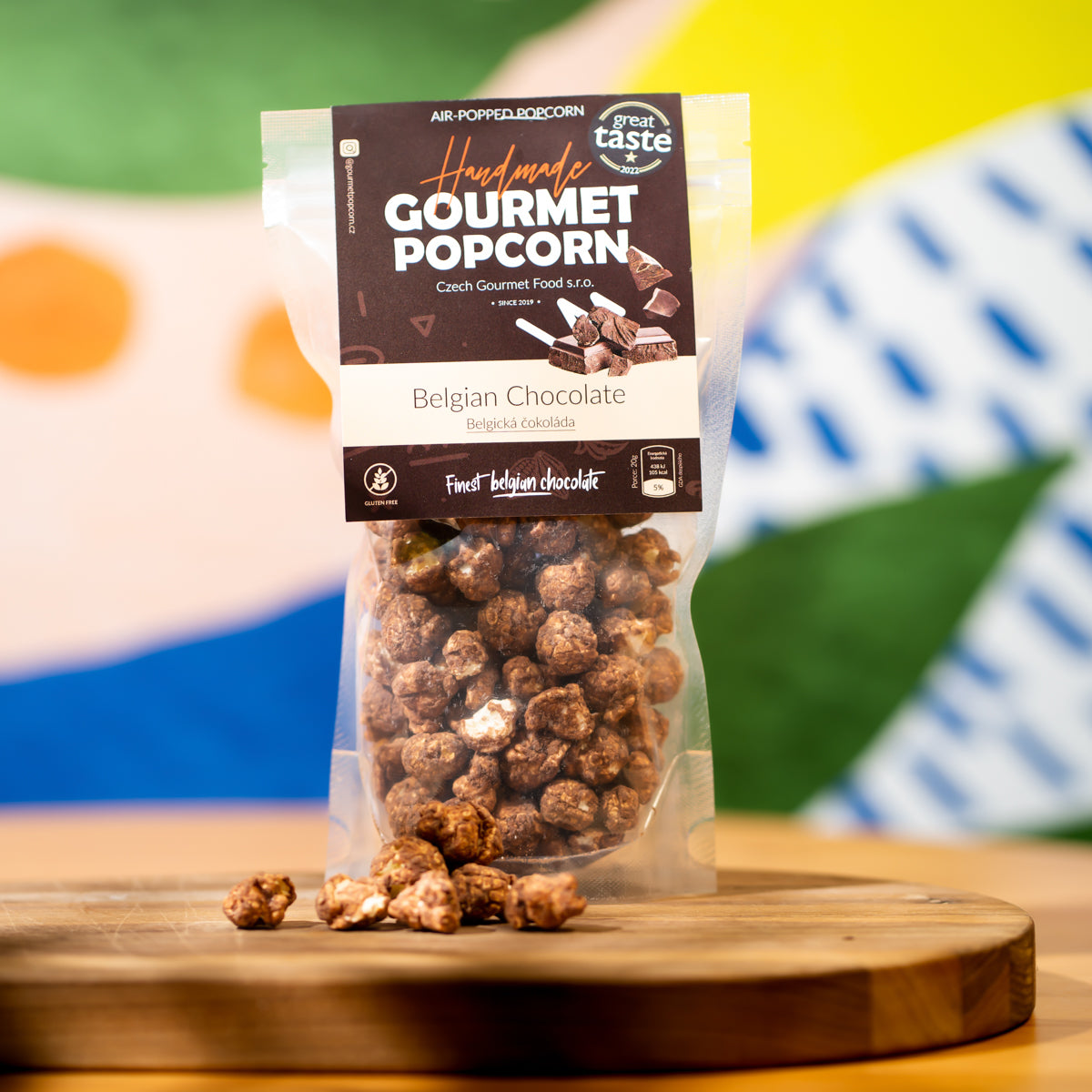 Belgian chocolate popcorn 75 g