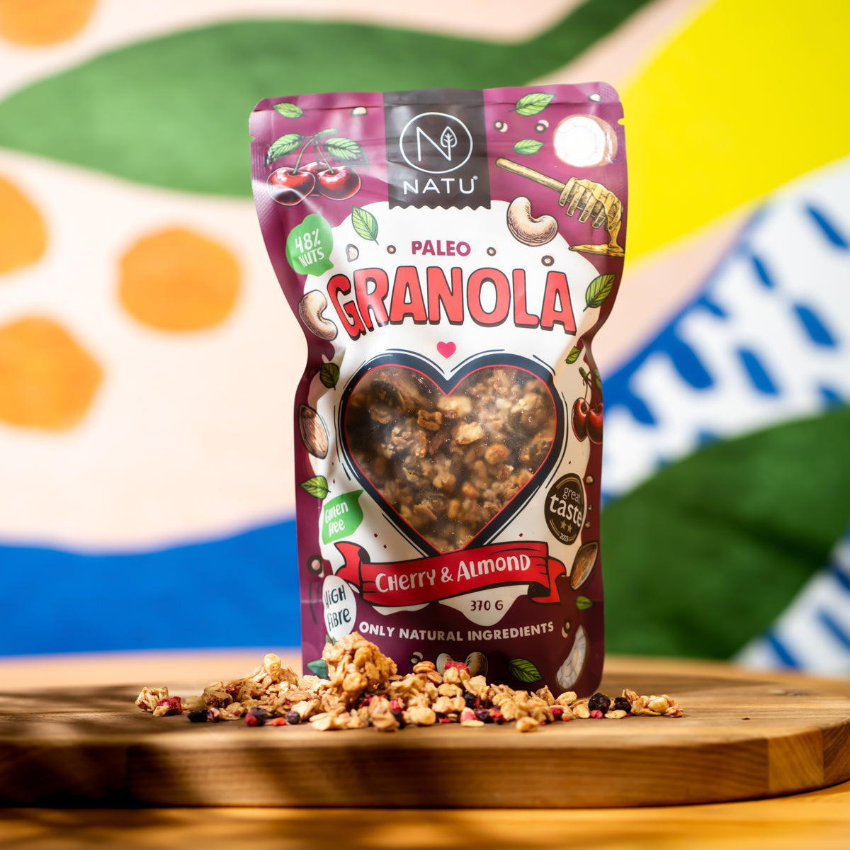 Paleo granola cherry and almonds 370 g