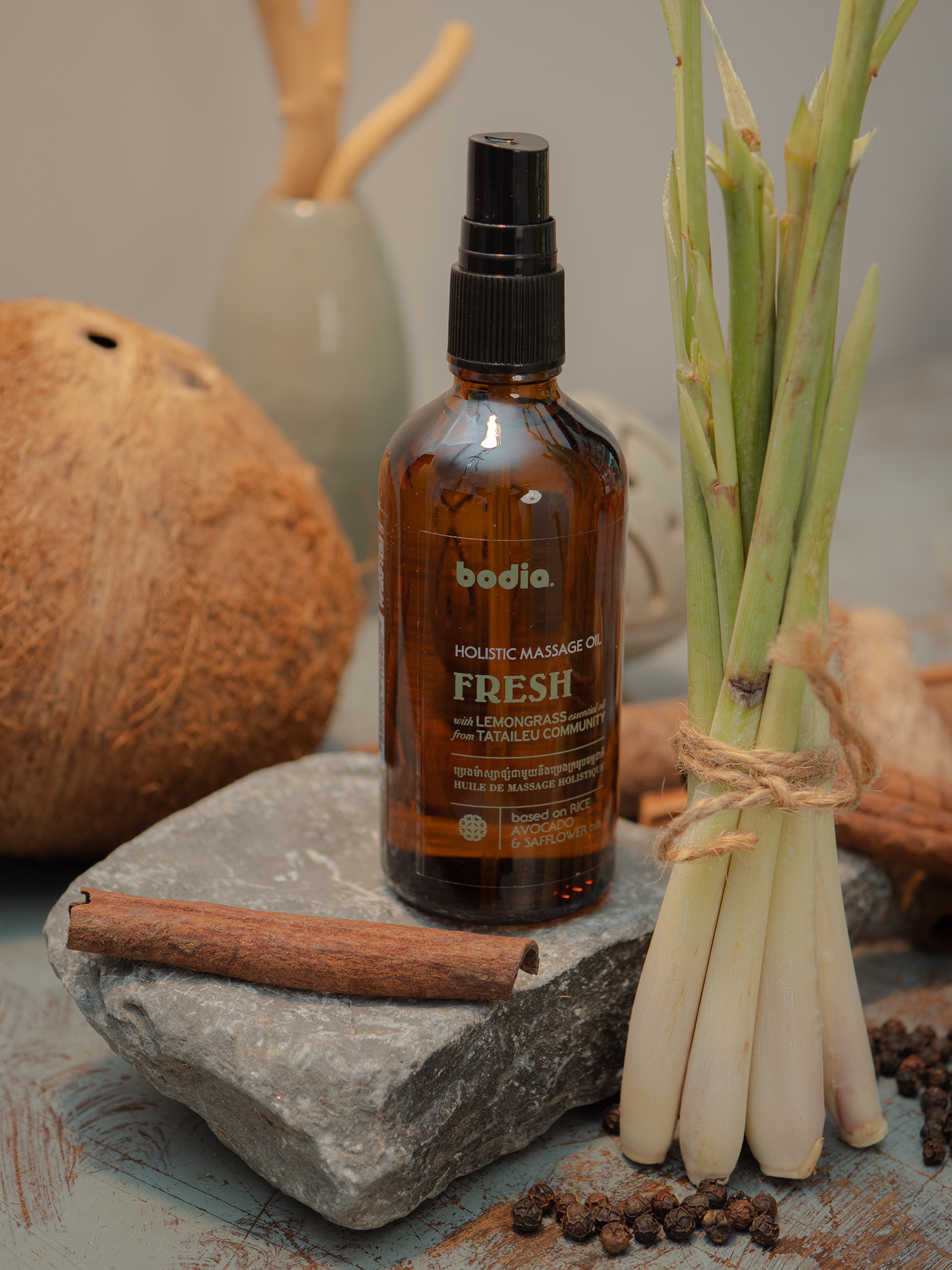 Massage oil – fresh (relaxing) 